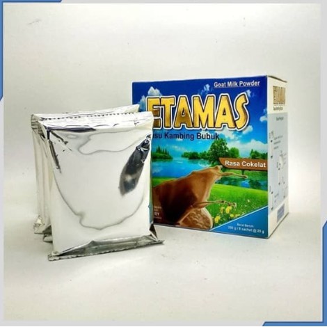 

Etamas Asli Susu Kambing Bubuk Sachet Rasa Coklat 200 gram