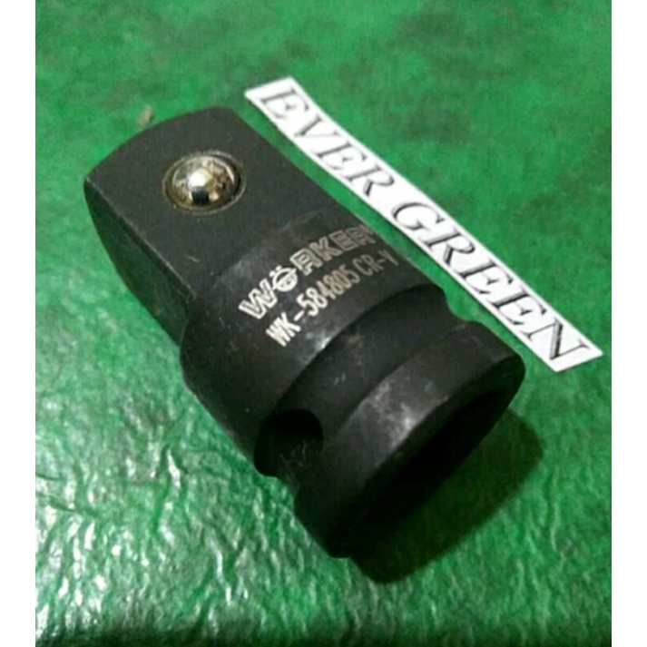 Adapter Sambungan (1/2 x 3/4)  Gagang Stang 1/2  pakai Mata Kunci Sok 3/4 (KECIL KE BESAR) ... Kunci