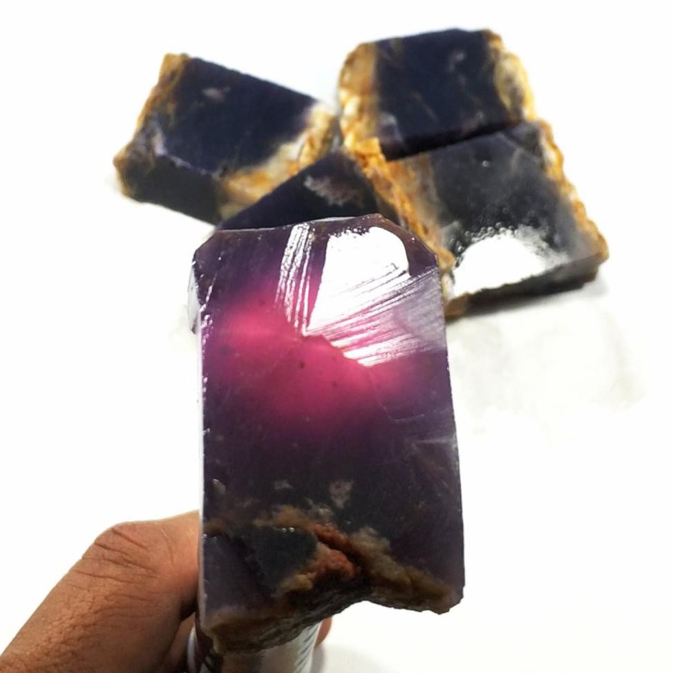 BEST BATU LANGKA - NATURAL BAHAN BATU AKIK NATURAL KECUBUNG UNGU ASIHAN ASLI SUKABUMI NATURAL