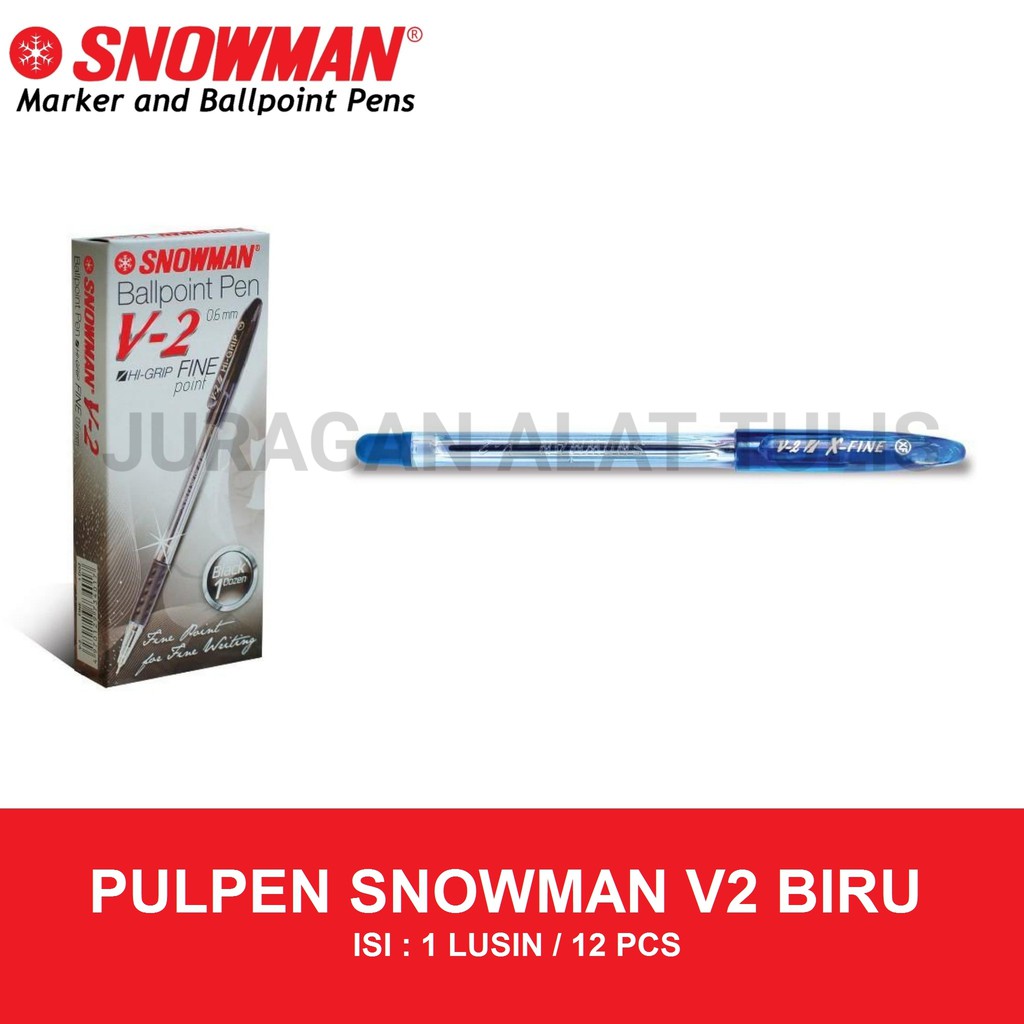 

PULPEN SNOWMAN V2 BIRU
