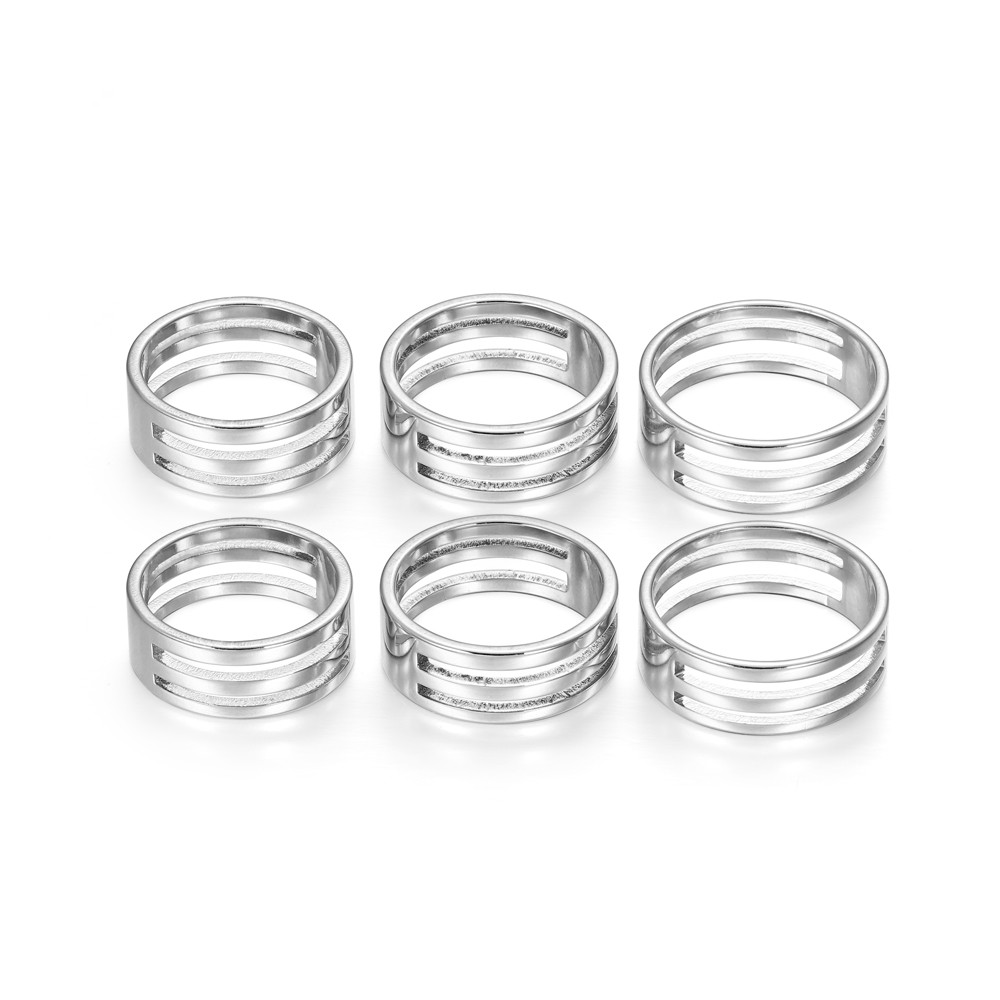 1pc Cincin Jump Ring Bahan Stainless Steel Untuk Membuat Perhiasan Diy