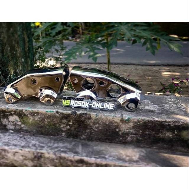 Pangkon mesin chrome megapro atau GL