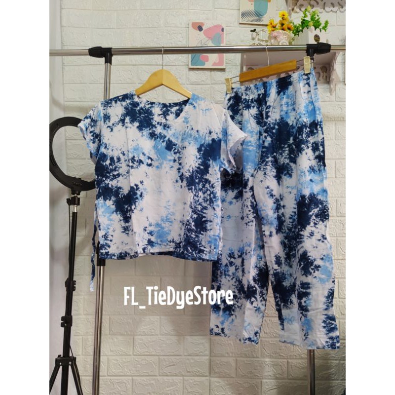 Babydoll Tiedye Fit to XL Celana panjang/Pendek