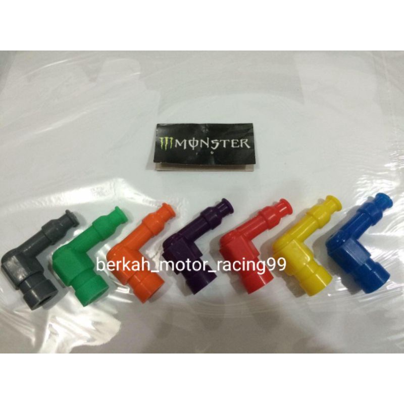 tutup busi racing warna tutup busi warna kepala busi warna universVekker bahan bagus Kuningan  tutup
