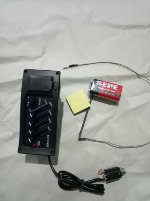 equaliser 7545r /spul gitar /elektrik gitar akustik komplit satu set