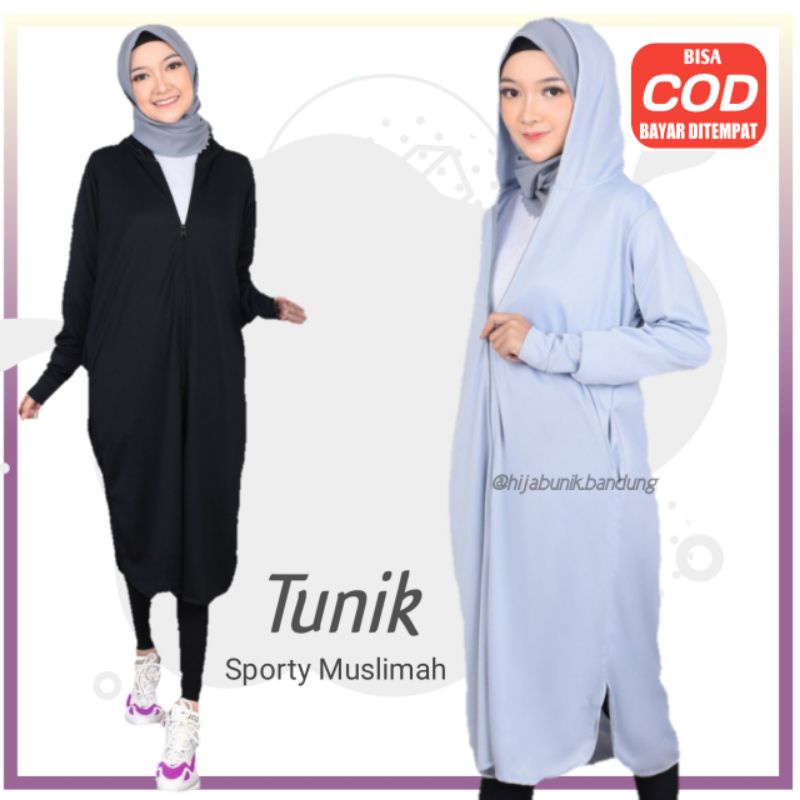 Jaket Olahraga Tunik Sporty Muslimah