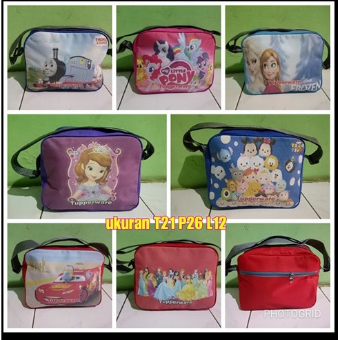 TAS TUPPERWARE PROMO BEKAL SET TEMPAT MAKAN MURAH BEKAL ANAK TAS TUPPERWARE POPPY KARAKTER