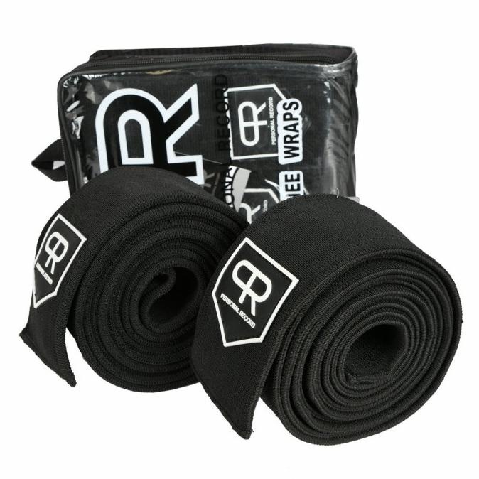 Jual Personal Record Heavy Duty Premium Knee Wraps Wrap Strap PR