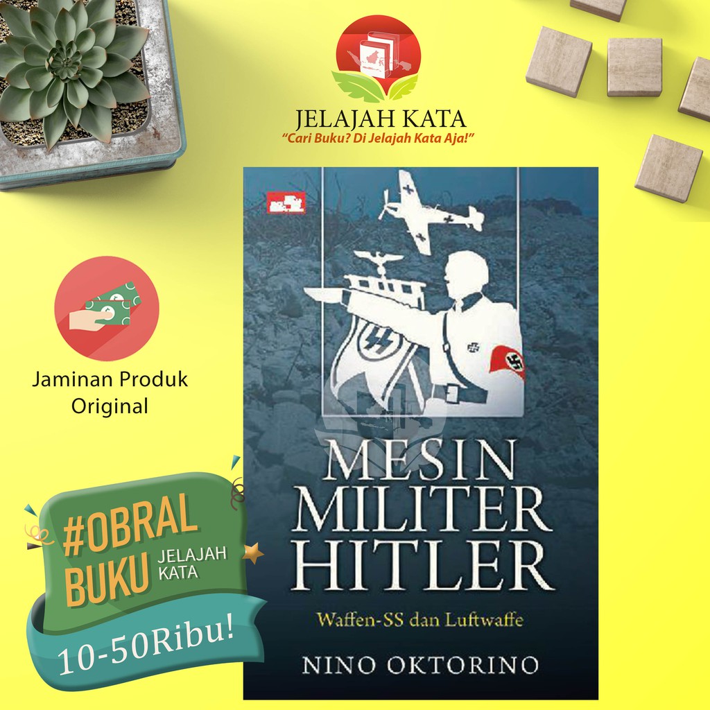 BUKU MESIN MILITER HITLER - WAFFEN - SS DAN LUFTWAFFE - ELEXMEDIA #obralbukujelajahkata