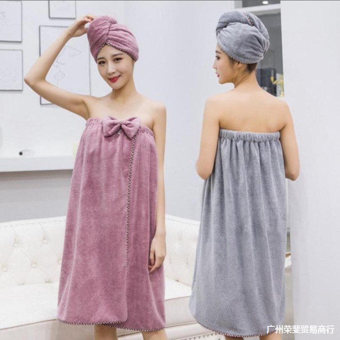 Kemben Handuk / Wearable Bath Towel Halus Menyerap Air