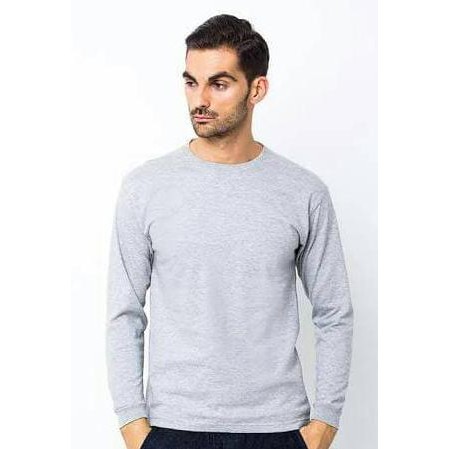 Super Kaos Abu Misty Panjang-Kaos Polos Katun Combet 24S Abu Misty Panjang Sale