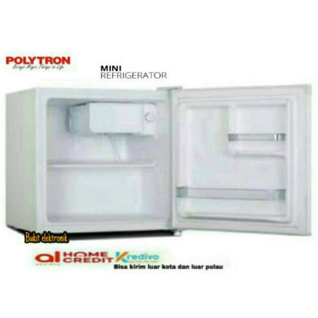 Kulkas Mini Polytron PRH 50W - Kaca Tempered, Portable