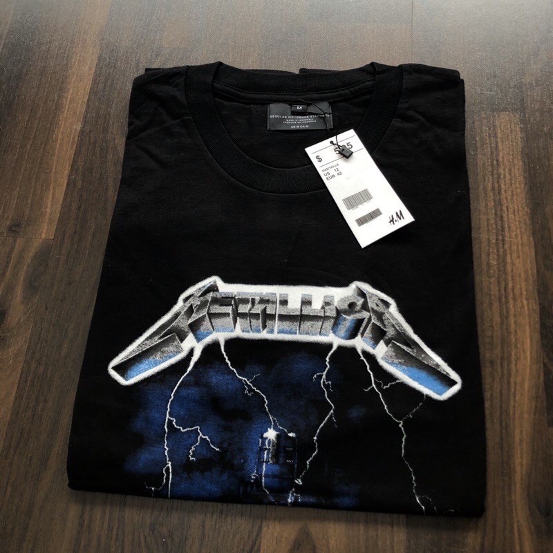 BAJU METALLICA | METALLICA H&M ride the lightning