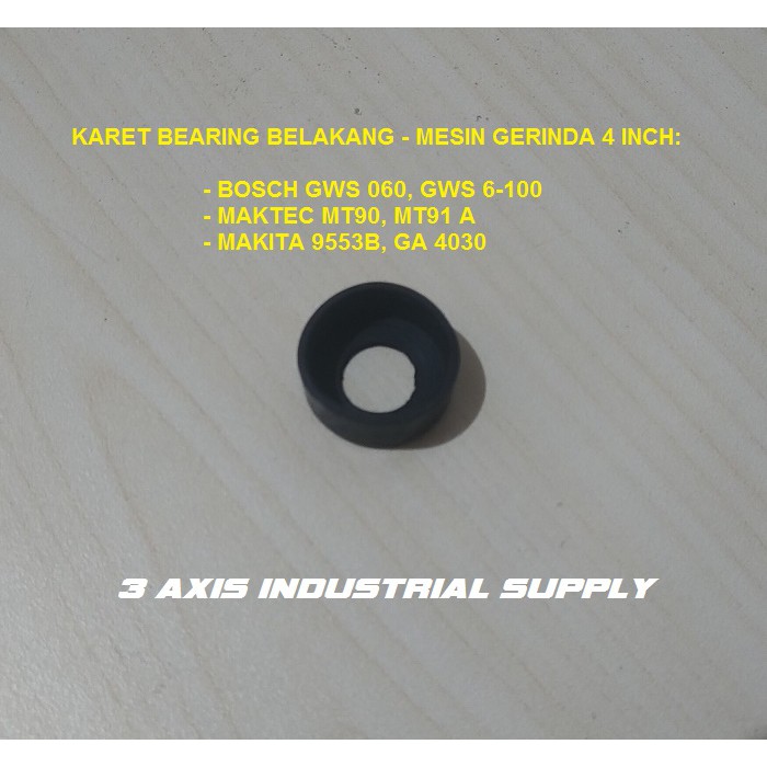 Tutup Karet Bearing Belakang Armature Angker Mesin Gerinda 4 inch