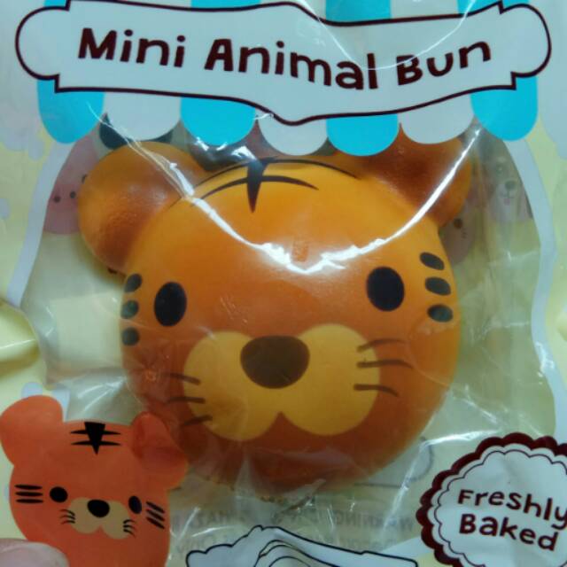 squishy MINI animal bun puni maru - tiger