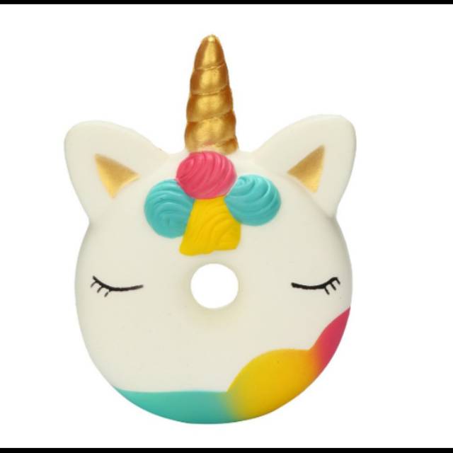 unicorn squishy donut