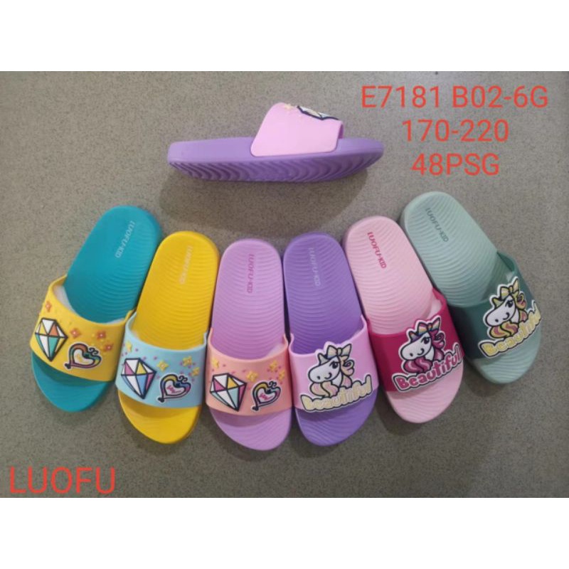 sandal anak loufu original sandal anak slop loufu