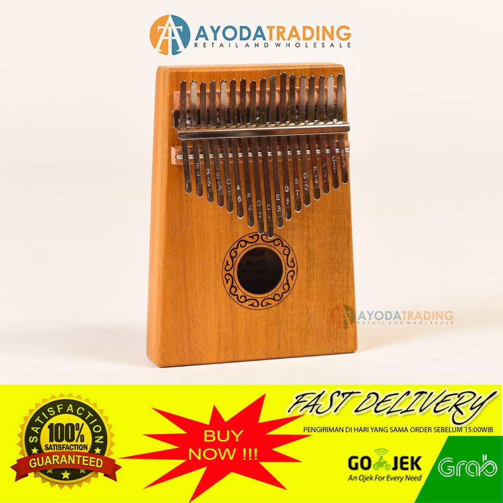 Kalimba K17K Kayu Akasia Original 17key