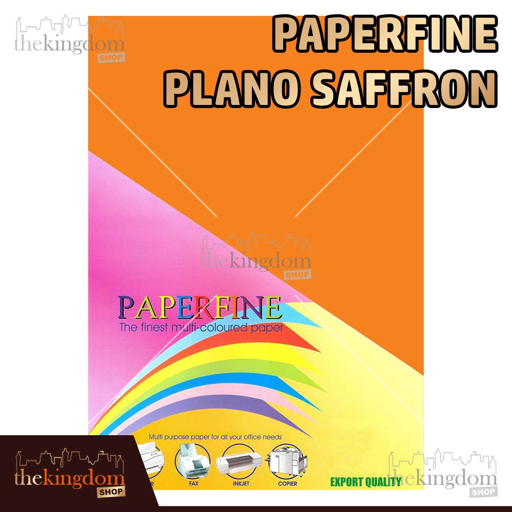 

Paperfine Kertas HVS Warna Plano Saffron Coklat 61x86cm Isi /500 Lembar