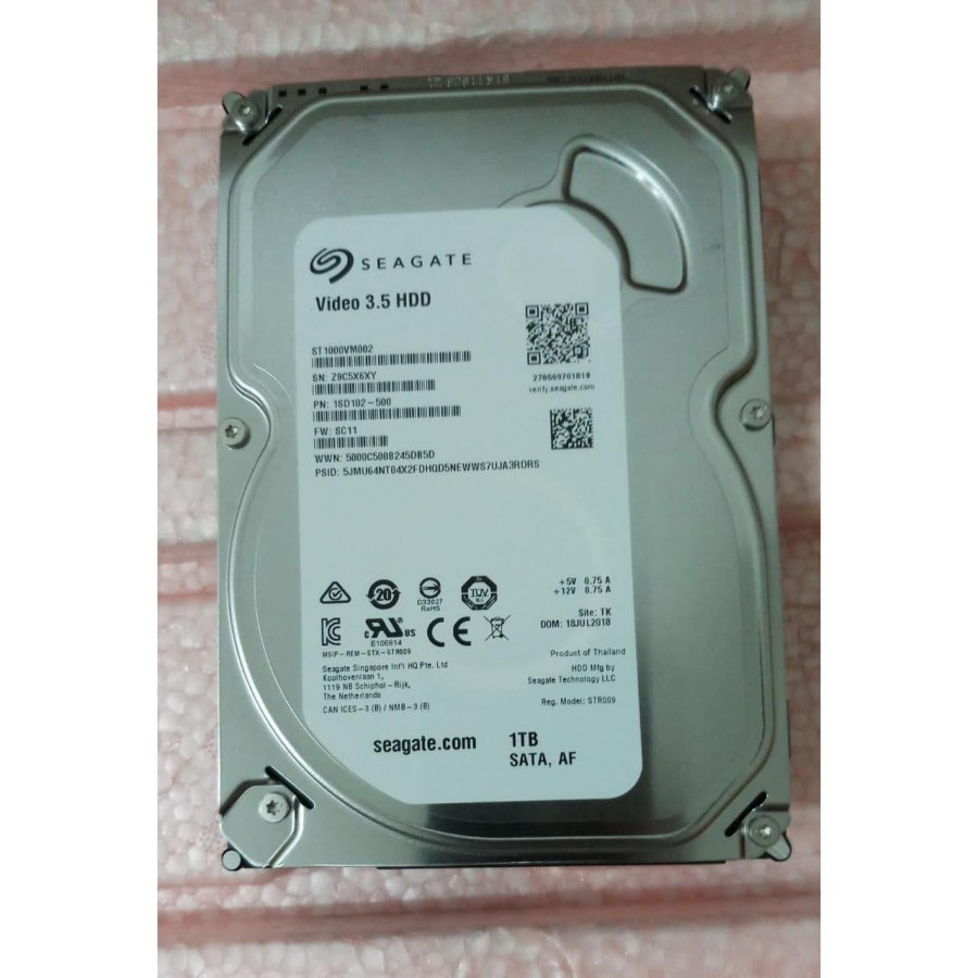 Harddisk Seagate Internal PC 500GB HDD SATA 3.5&quot;