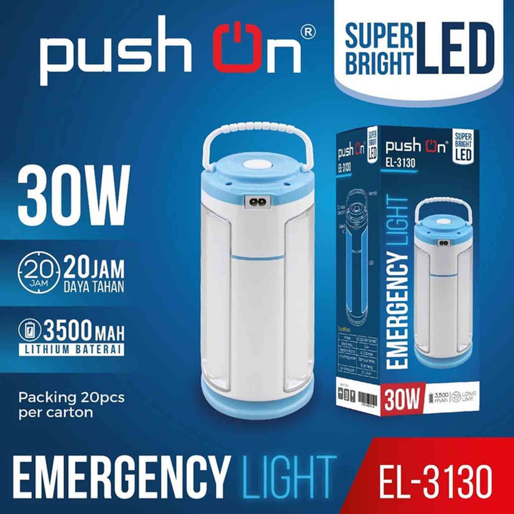 Lampu Emergency Push On El 3130