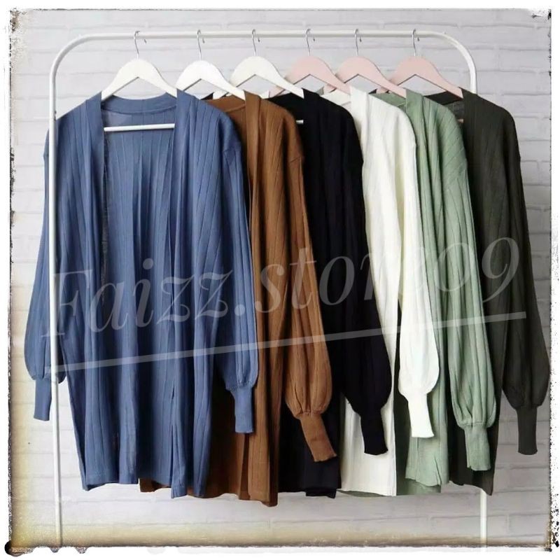 REVITA LONG CARDY RAJUT BUBBLE STORE09 MURAH