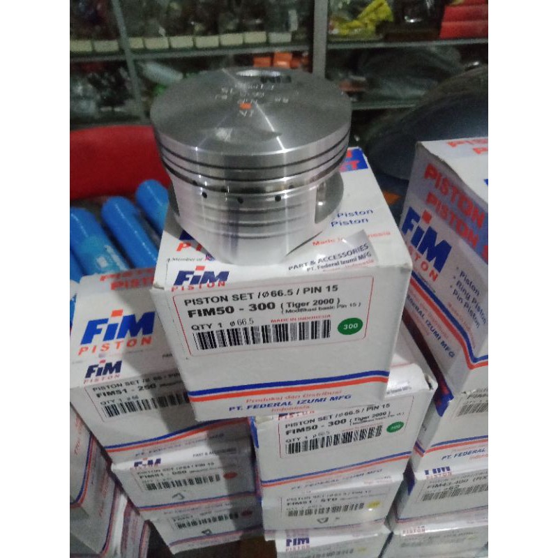piston fim tiger  set os100/150/200/250/300