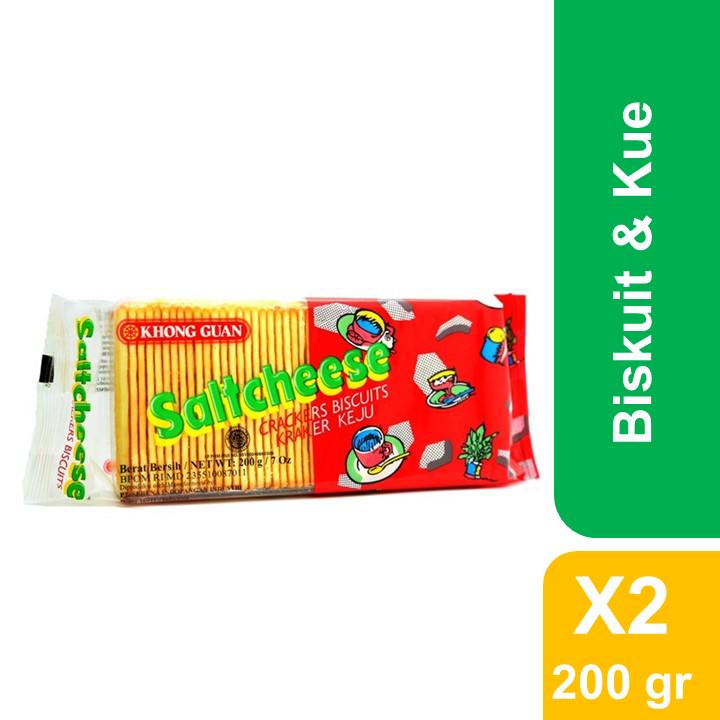 

Khong Guan Saltcheese Crackers 200 gr -2pcs