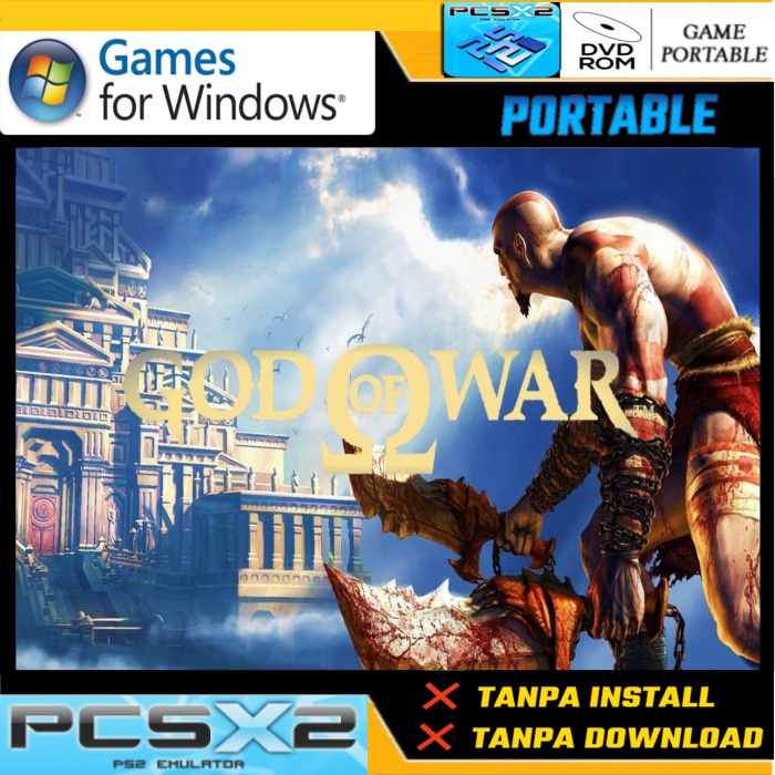 GAME PC GOD OF WAR PORTABLE PCSX2 EMULATOR PS2 PC LAPTOP