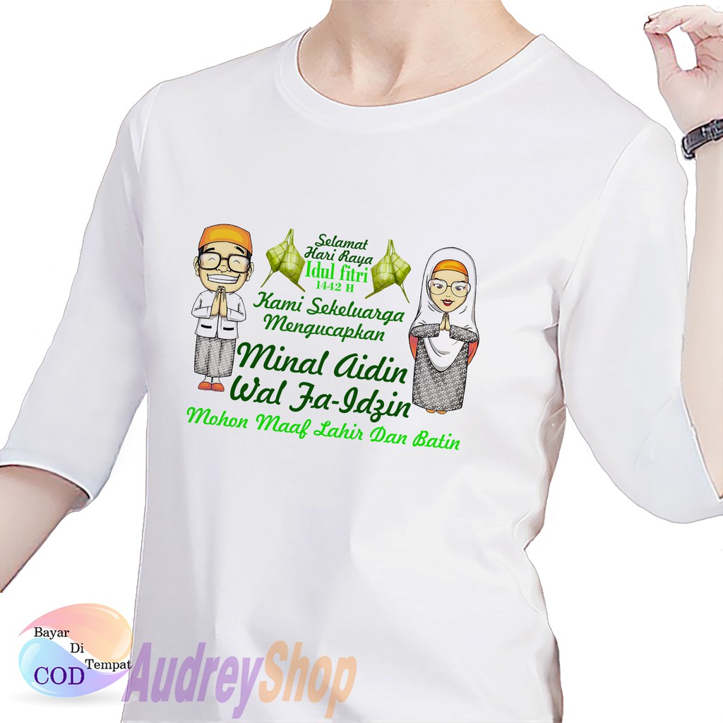 Baju IDUL FITRI 2021 / Kaos LEBARAN / T-Shirt IDUL FITRI / Oblong LEBARAN / Kaos IDUL FITRI 2021