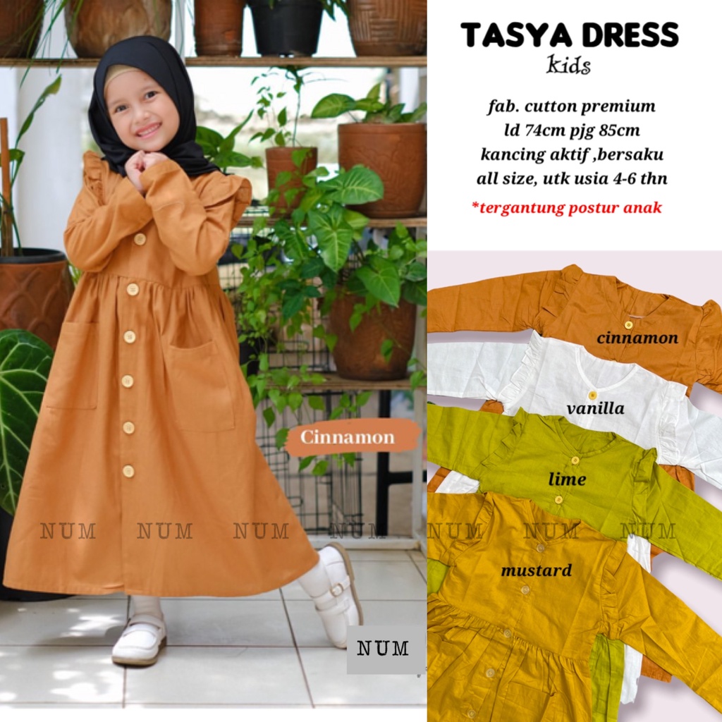 Tasya dress kids