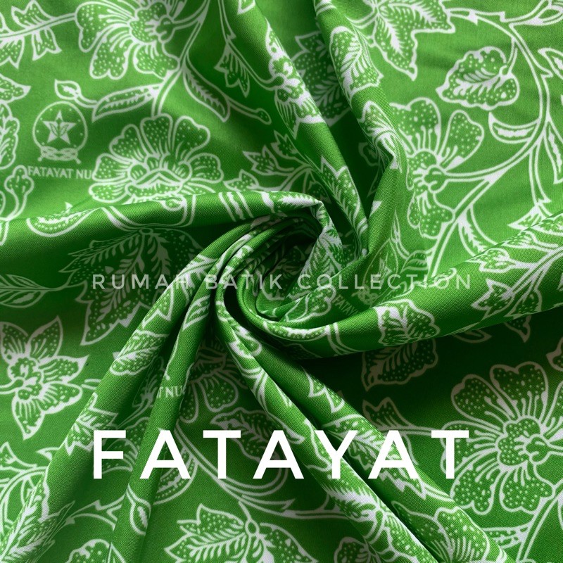 Kain Fatayat Bunga / Seragam Fatayat NU / Seragam NU