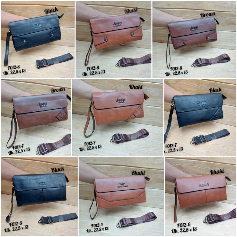 Hand Bag Kulit Pria Import Premium Model Terbaru Bisa COD