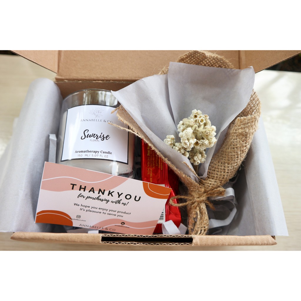 Scented Candle Hampers Hampers Lilin Aroma Birthday gift Kado