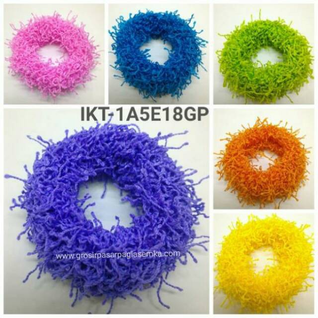 Ikat rambut bihun jumbo lusinan isi 12 pcs