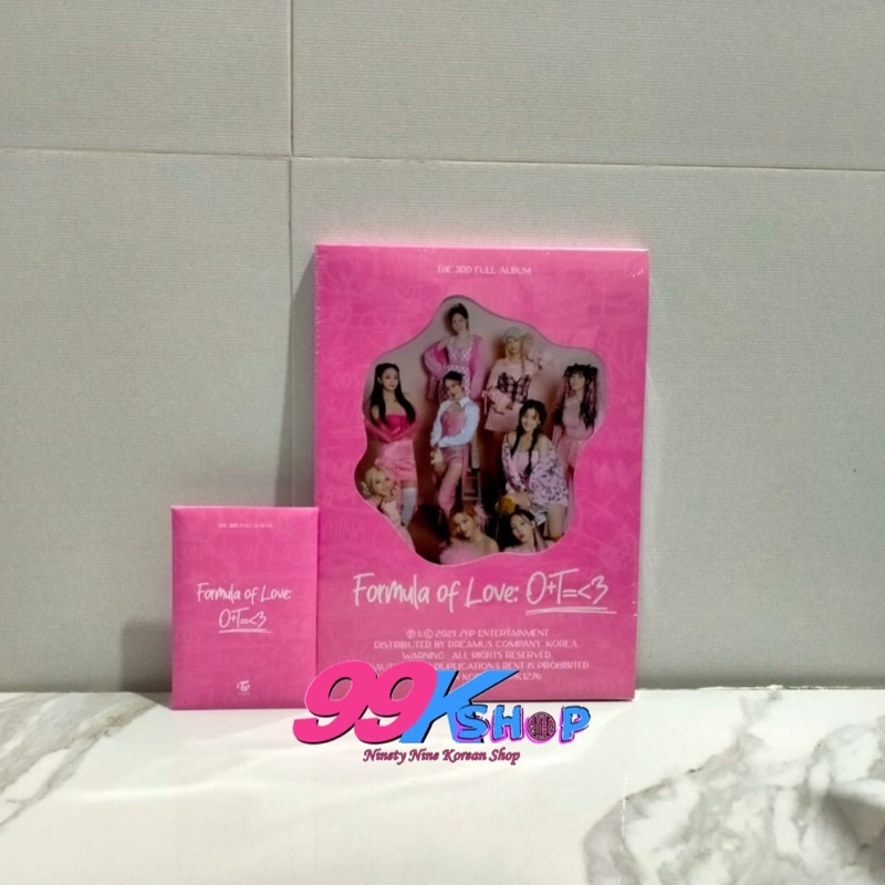 TWICE - Full Album Vol.3 [Formula of Love: O+T=&lt;3] + GIFT WITHDRAMA