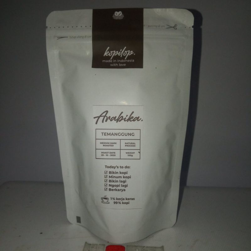 

Kopi Arabika Temanggung 100gr