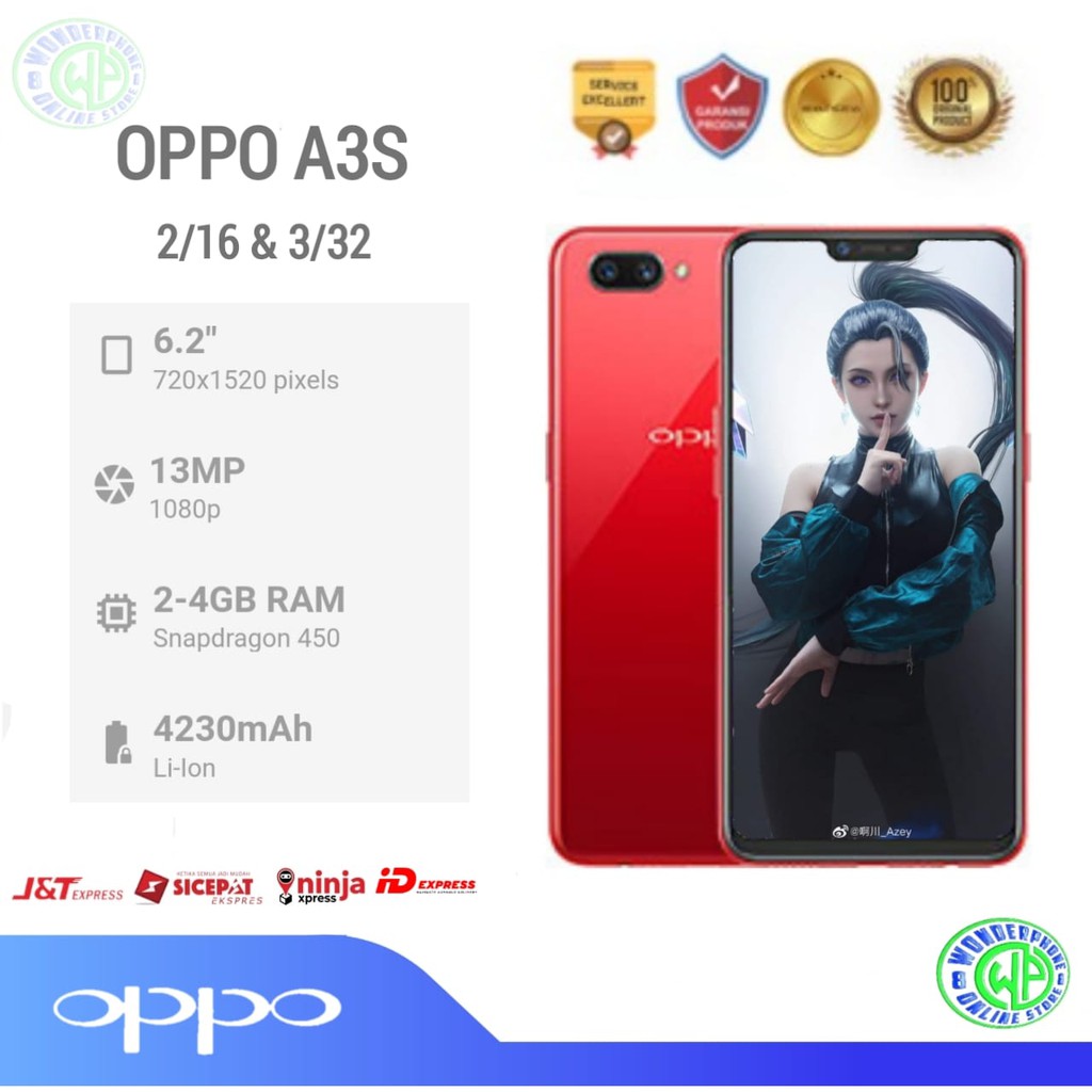 OPPO A3S 2/16&3/32GB