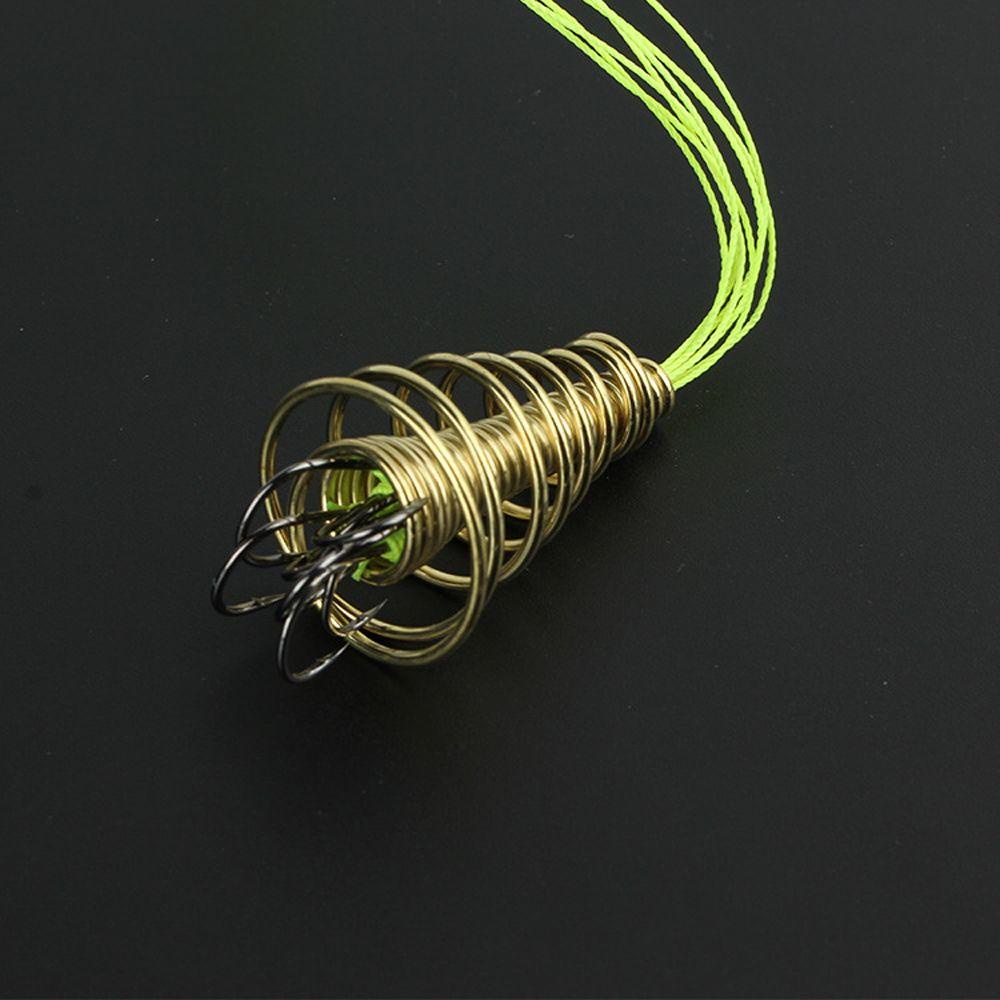 Lanfy Fishinghooks Tajam Aksesoris Memancing Kait Meledak Baja Karbon Tinggi Anti Berliku Umpan Perangkap Feeder Springs Fishing Bait Hooks