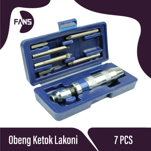 LAKONI PRO IMPACT DRIVER OBENG KETOK 7 PCS