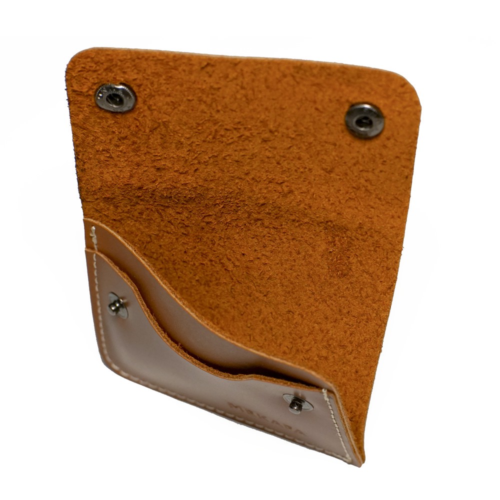 Mekafa - Gunic Card Holder Leather Brown/Tempat Kartu nama Kulit Asli 100%