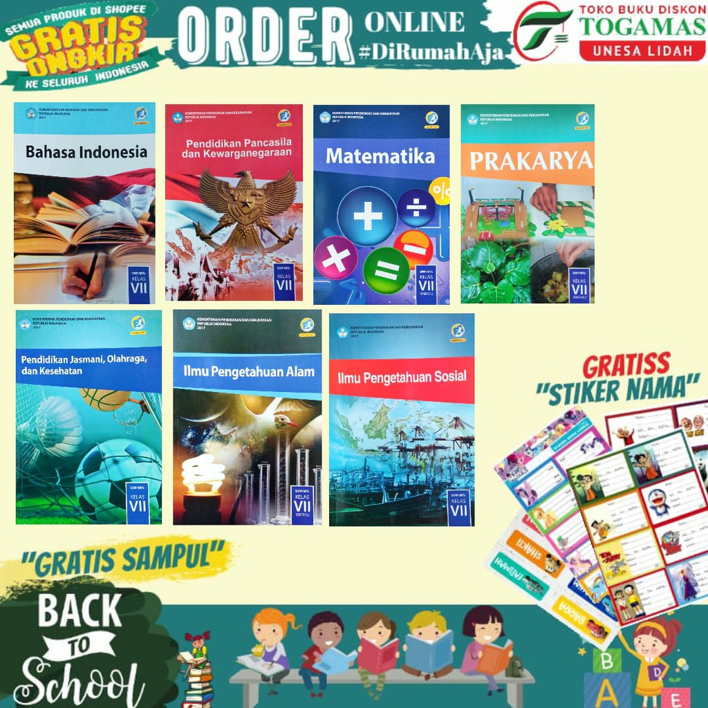 BUKU PAKET DIKNAS SMP/MTS KELAS VII SEMESTER 1 ED. REVISI 2017