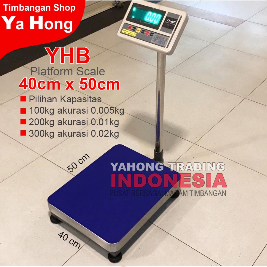 Timbangan Barang Digital 100kg 200kg 300kg / Bench Scale YHB 40cm x 50cm