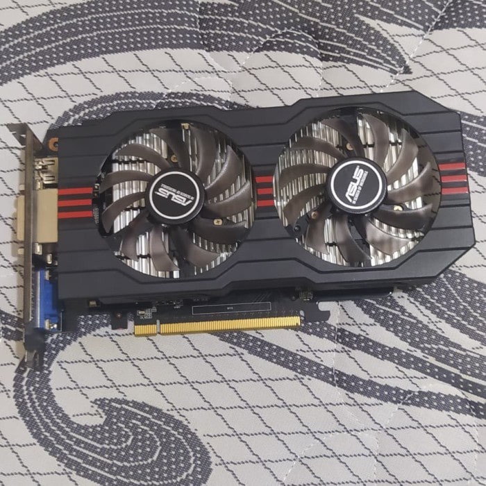 VGA Asus GTX 750 Ti 2GB 128bit dual fan Rusak