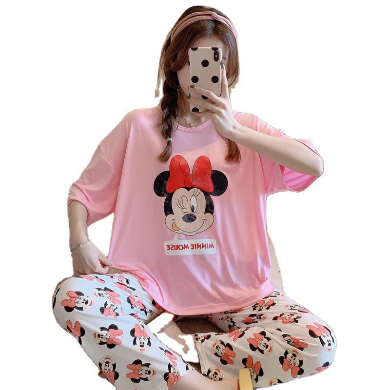 Setelan baju tidur piama wanita dewasa piyama sleepwear CP