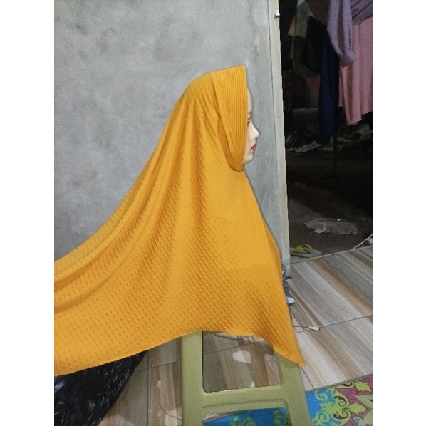 Hijab Instan Jumbo Pet Plisket Gergaji