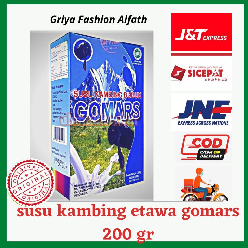 

SUSU KAMBING BUBUK ETAWA GOMARS 200 GR | BACA DESKRIPSI TERLEBIH DAHULU!!!!