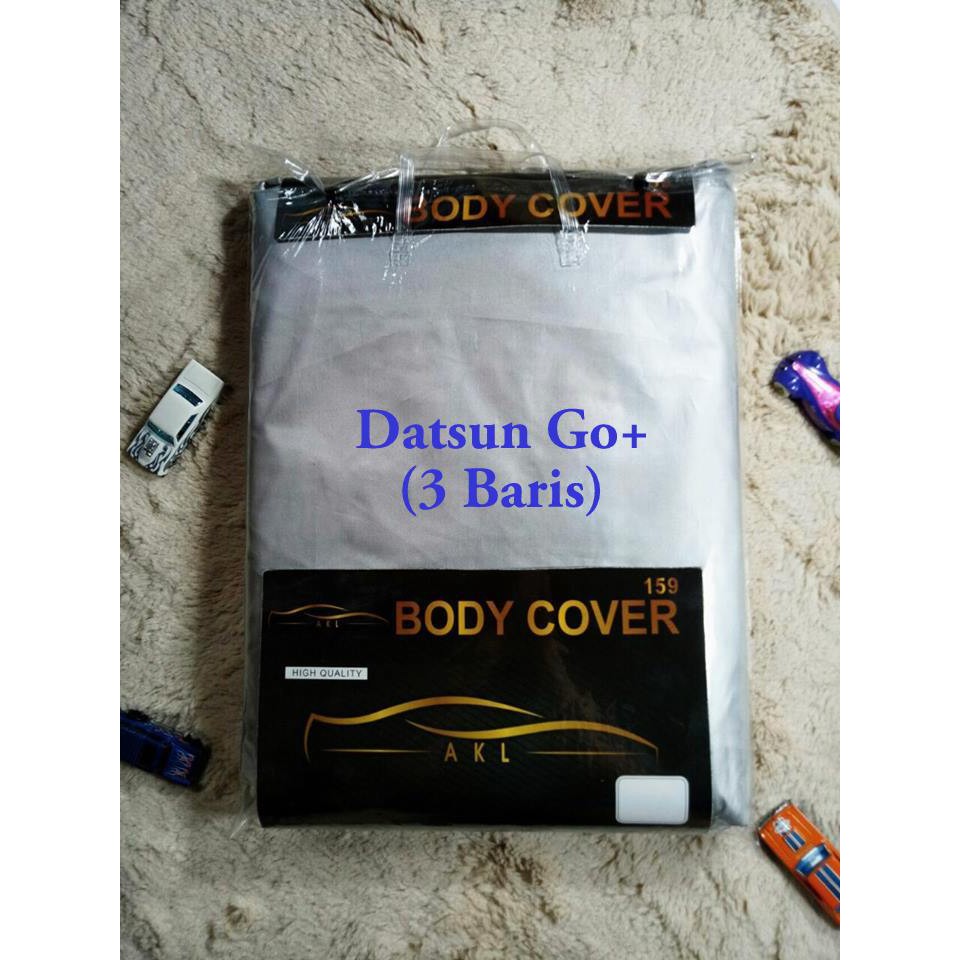 Datsun Go+ 3 Baris Silver Coating Body Cover Mobil/Sarung Mobil