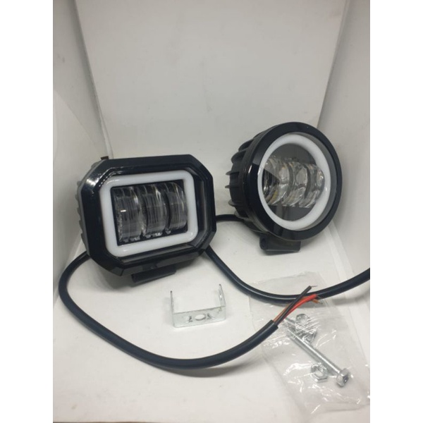 Lampu tembak Sorot Cwl K30 3 Mata /  Lampu Daymaker 3 Lensa 30 &  Cwl S.2344 model kotak