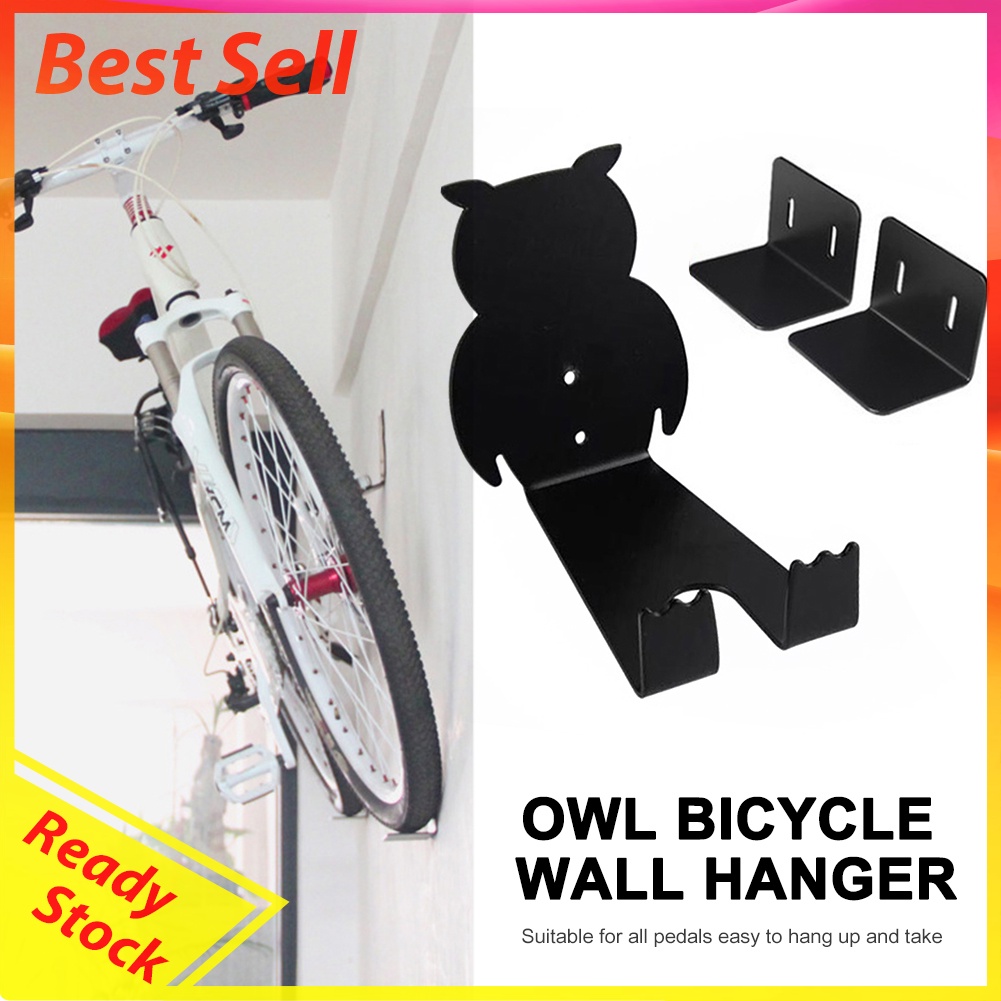 Owl Road Bicycle Storage Hanger Wall Mount Organizer Rack MTB Hanging Hook